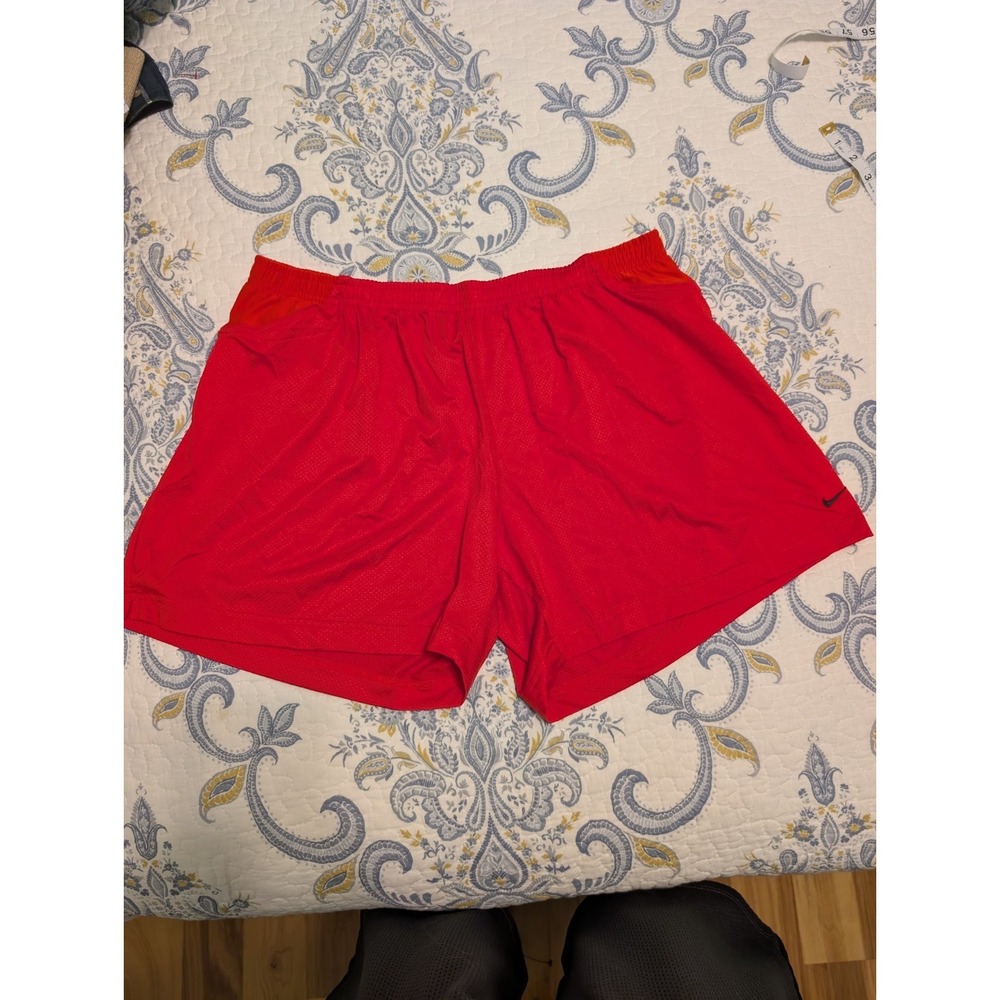 Nike Sphere Dry Shorts Womens XLarge Red Running Athletic Stretch Mesh